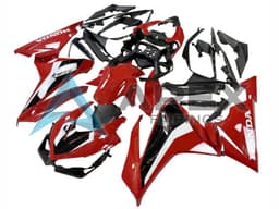 Red White Black - Honda CBR500R (2019-2023) ABS Fairings — Style FE29 | Apex Fairings — view 3