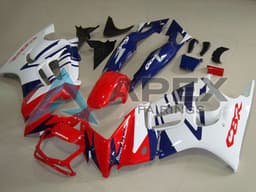 White Red Blue - Honda CBR600 F3 (1997-1998) ABS Fairings | Apex Fairings — view 1