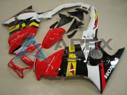 White Red Yellow Glossy Black - Honda CBR600 F3 (1997-1998) ABS Fairings | Apex Fairings — view 1