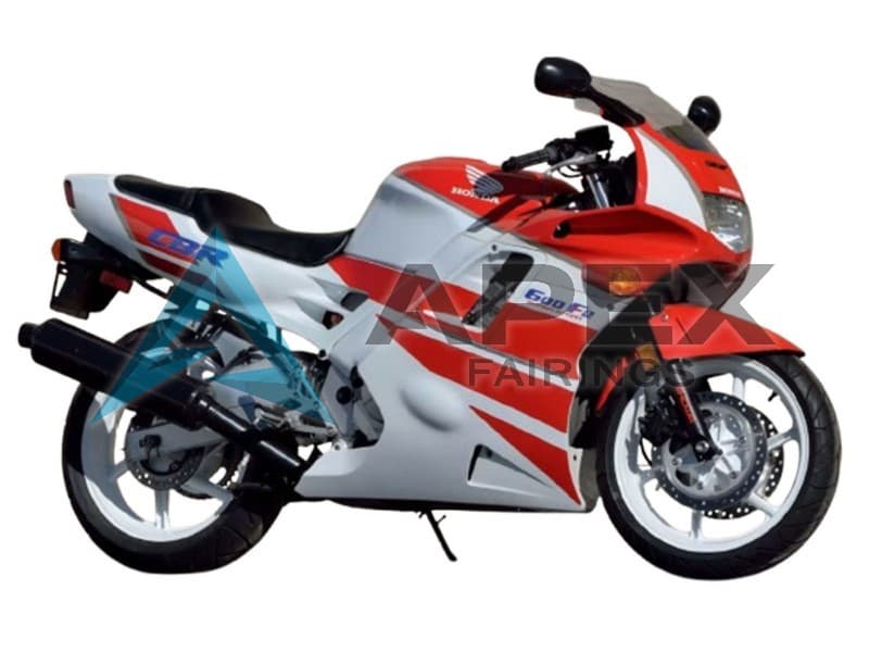 White Red - Honda CBR600 F3 (1997-1998) ABS Fairings | Apex Fairings