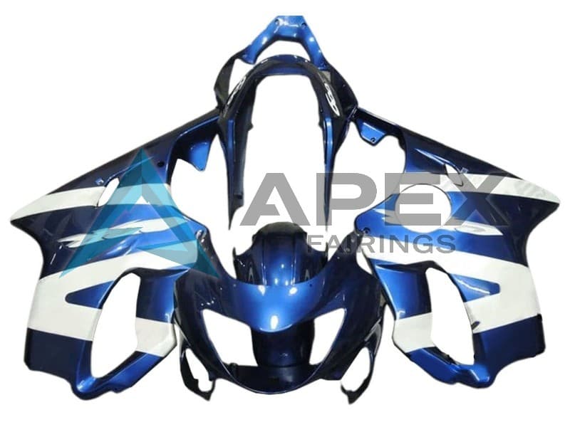 White Blue - Honda CBR600 F4 (1999-2000) ABS Fairings | Apex Fairings