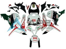 White Red Green Castrol San Carlo - Honda CBR600RR (2009-2012) ABS Fairings | Apex Fairings — view 1