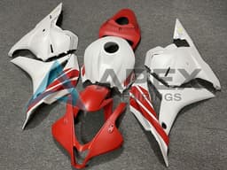 White Red - Honda CBR600RR (2009-2012) ABS Fairings | Apex Fairings — view 1
