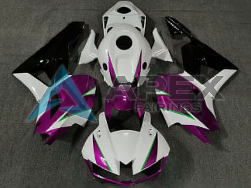 White Pink Green Glossy Black - Honda CBR600RR EURO Spec (2013-2023) ABS Fairings | Apex Fairings