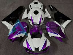 White Purple Blue Glossy Black - Honda CBR600RR EURO Spec (2013-2023) ABS Fairings | Apex Fairings — view 1