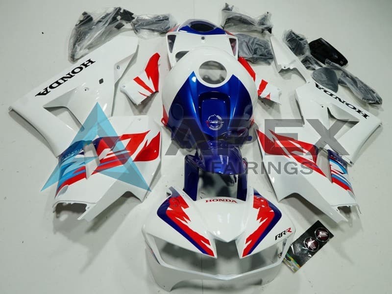 White Red Blue Fireblade - Honda CBR600RR EURO Spec (2013-2023) ABS Fairings | Apex Fairings