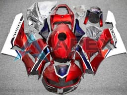White Red Blue - Honda CBR600RR EURO Spec (2013-2023) ABS Fairings — Style F117 | Apex Fairings — view 1