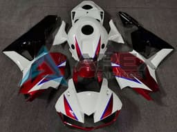White Red Blue Glossy Black - Honda CBR600RR USA Spec (2013-2026) ABS Fairings | Apex Fairings — view 1