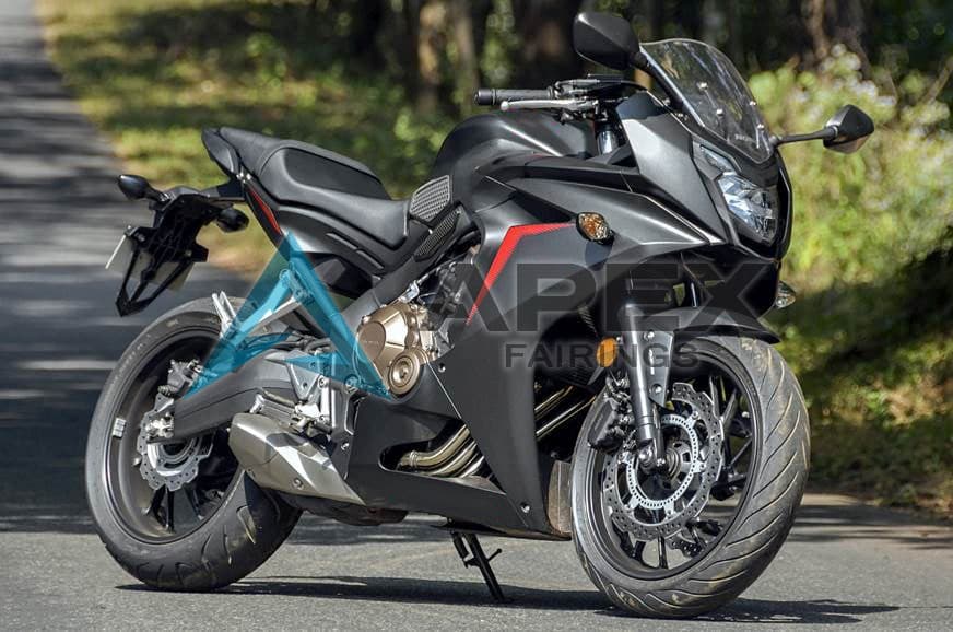 Black & Red - Honda CBR650F (2017-2024) ABS Fairings | Apex Fairings