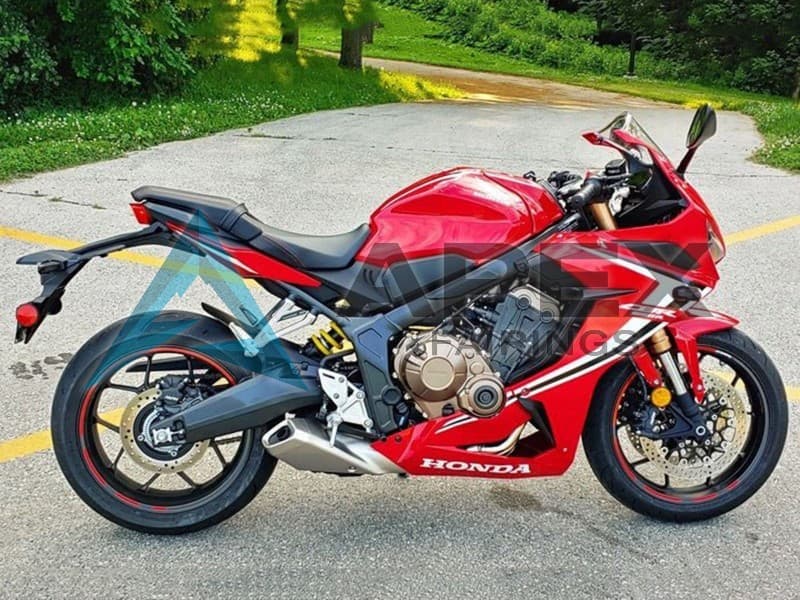 Red White Black Stripe - Honda CBR650R (2021-2023) ABS Fairings | Apex Fairings