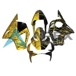 Gold & Black - Honda CBR900RR CBR959RR (2002-2003) ABS Fairings | Apex Fairings — view 1