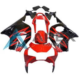 Red & Black - Honda CBR900RR CBR959RR (2002-2003) ABS Fairings — Style A17 | Apex Fairings — view 1