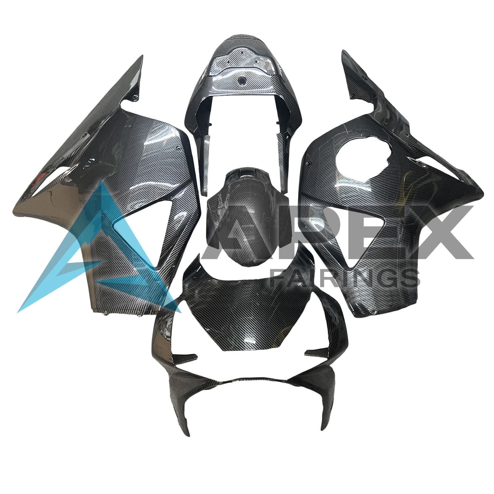 Forge Carbon Fiber Pattern - Honda CBR900RR CBR959RR (2002-2003) ABS Fairings | Apex Fairings