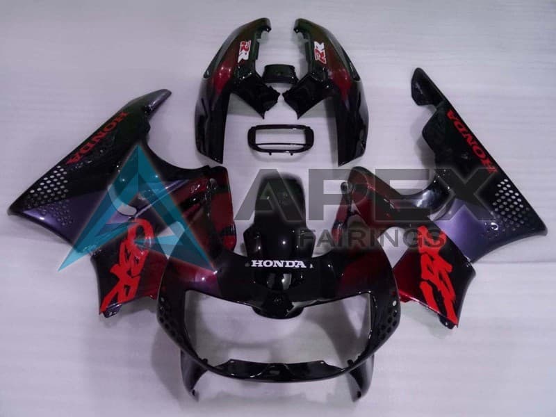 Dark Blue Maroon Red Glossy Black - Honda CBR900RR CBR893RR SC28 (1994-1995) ABS Fairings | Apex Fairings
