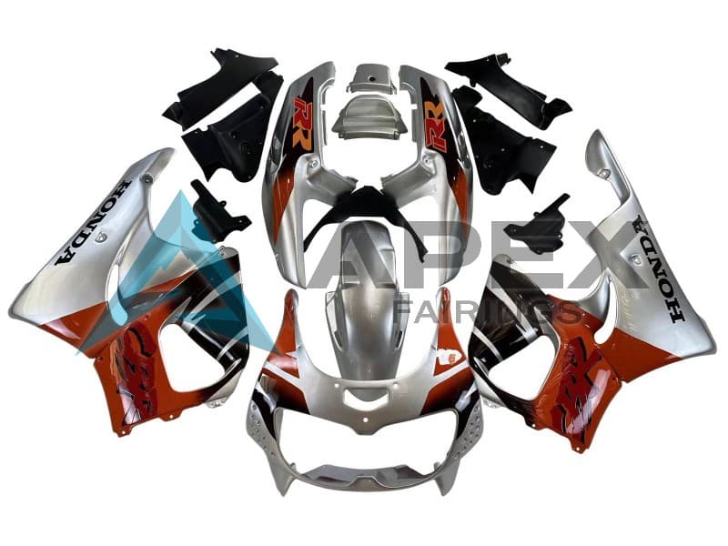 Silver Red Glossy Black - Honda CBR900RR CBR893RR SC33 (1996-1997) ABS Fairings | Apex Fairings