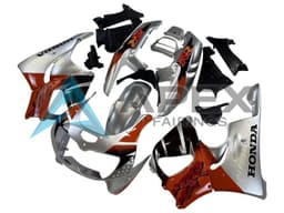 Silver Red Glossy Black - Honda CBR900RR CBR893RR SC33 (1996-1997) ABS Fairings | Apex Fairings — view 3