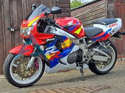 White Red Blue Yellow - Honda CBR900RR CBR893RR SC33 (1996-1997) ABS Fairings | Apex Fairings — view 2