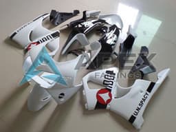 White Red Glossy Black U.N.Spacy - Honda CBR900RR CBR919RR SC33 (1998-1999) ABS Fairings | Apex Fairings — view 1