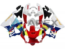 White Red Yellow Blue - Honda CBR900RR CBR919RR SC33 (1998-1999) ABS Fairings | Apex Fairings — view 1