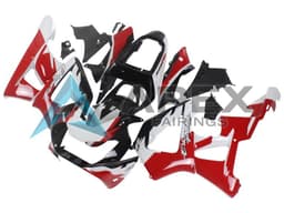 White Red Glossy Black Racing - Honda CBR900RR CBR929RR SC44 (2000-2001) ABS Fairings | Apex Fairings — view 2