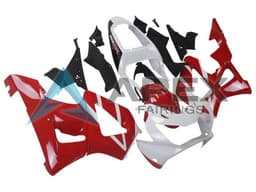 White Red - Honda CBR900RR CBR929RR SC44 (2000-2001) ABS Fairings | Apex Fairings — view 2