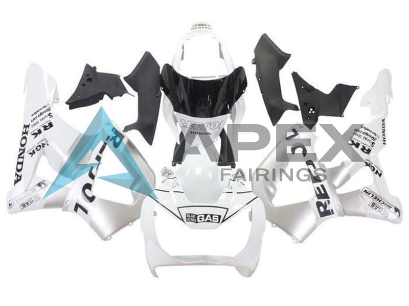White Silver Repsol - Honda CBR900RR CBR929RR SC44 (2000-2001) ABS Fairings | Apex Fairings