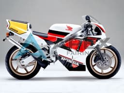 White Red Yellow Black - Honda NSR250R MC28 (1990-1993) ABS Fairings | Apex Fairings — view 1