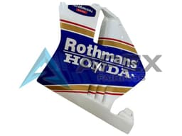 White Blue Yellow Gold Rothmans - Honda NSR250R MC28 (1994-1998) ABS Fairings — Style FE2 | Apex Fairings — view 4