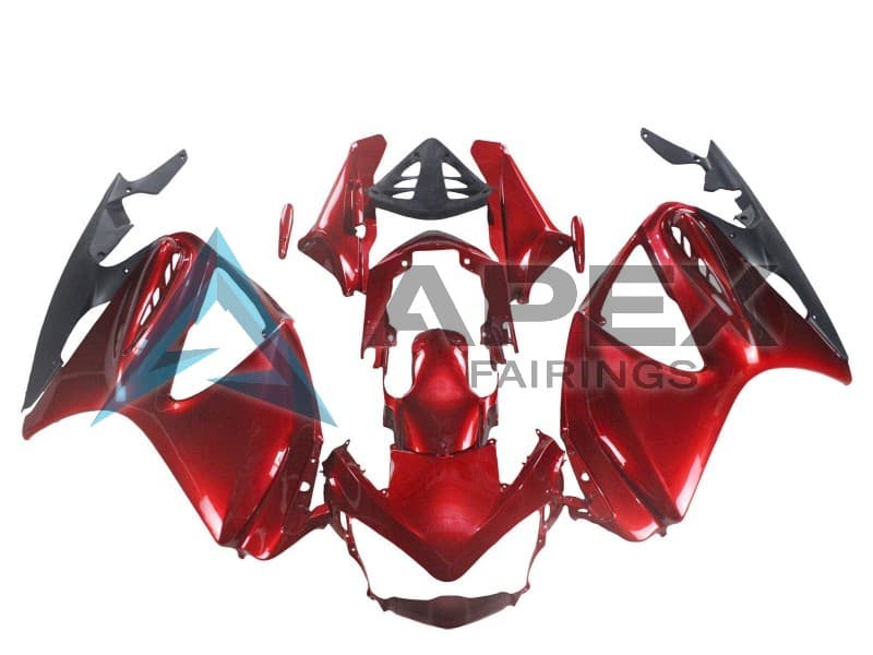 Red Matte Black - Honda Honda ST 1300 / Pan European 1300 (2002-2016) ABS Fairings | Apex Fairings