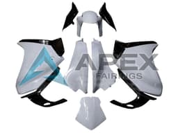 White Glossy Black - Honda VFR1200F (2010-2013) ABS Fairings | Apex Fairings — view 1