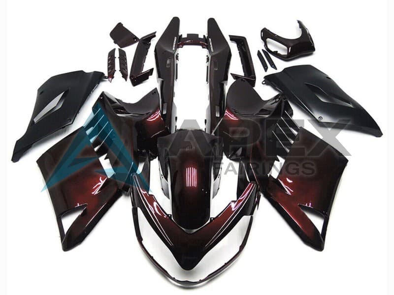 Maroon Red Black - Kawasaki GTR1400 / ZG1400 (2007-2009) ABS Fairings | Apex Fairings