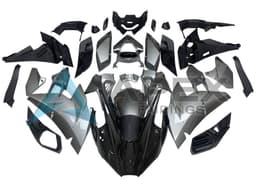 Silver Black Carbon Fiber - Kawasaki Ninja H2 (2015-2022) ABS Fairings | Apex Fairings — view 1