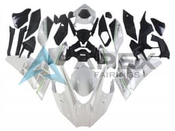 White Silver Green - Kawasaki Ninja H2 (2015-2022) ABS Fairings | Apex Fairings — view 1