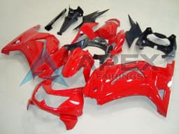 Red Black - Kawasaki Ninja250 / EX250 / ZX-250R (2008-2012) ABS Fairings | Apex Fairings — view 1