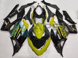 Yellow Glossy Black Matte Black OEM - Kawasaki Ninja400 / EX400 (2018-2025) ABS Fairings | Apex Fairings — view 1
