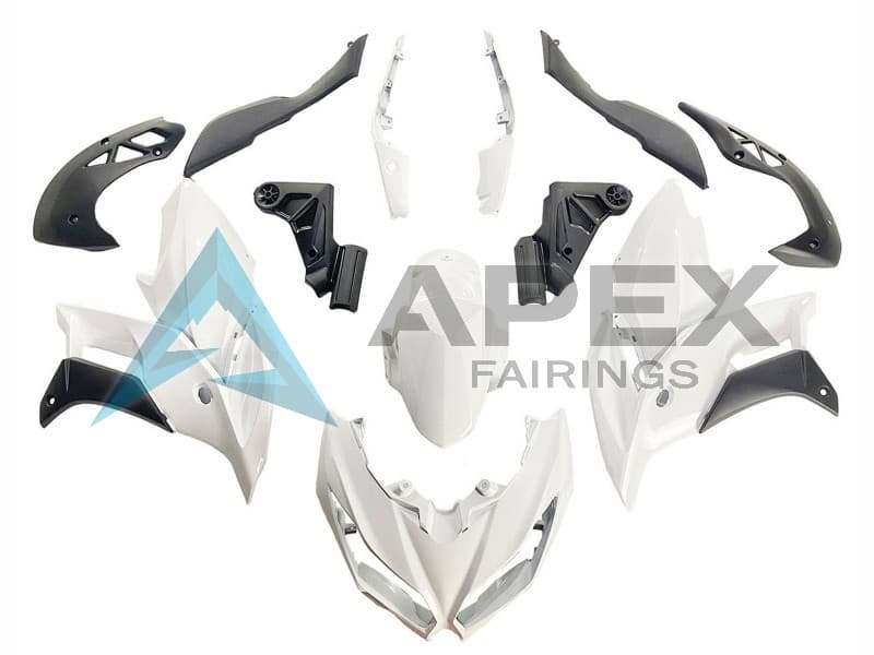 White  Versys - Kawasaki Versys650 (2022-2025) ABS Fairings | Apex Fairings