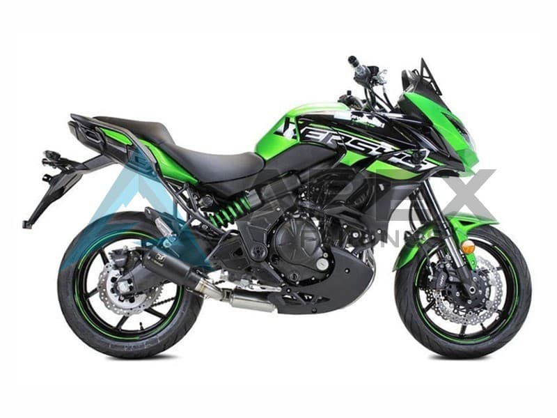 Glossy Black White  Versys - Kawasaki Versys650 (2022-2025) ABS Fairings | Apex Fairings