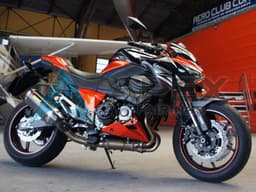 Red White Orange Black - Kawasaki Z1000 (2014-2016) ABS Fairings | Apex Fairings — view 1