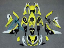 White Yellow Black - Kawasaki Z1000 (2014-2016) ABS Fairings | Apex Fairings — view 1