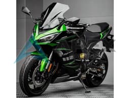 Black Green - Kawasaki Z1000SX (2020-2026) ABS Fairings — Style FE1 | Apex Fairings — view 1