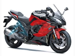 Black Red - Kawasaki Z1000SX (2020-2026) ABS Fairings | Apex Fairings — view 1