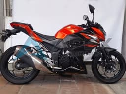 Orange Red Matte Black - Kawasaki Z250 / Z300 (2015-2016) ABS Fairings | Apex Fairings — view 1