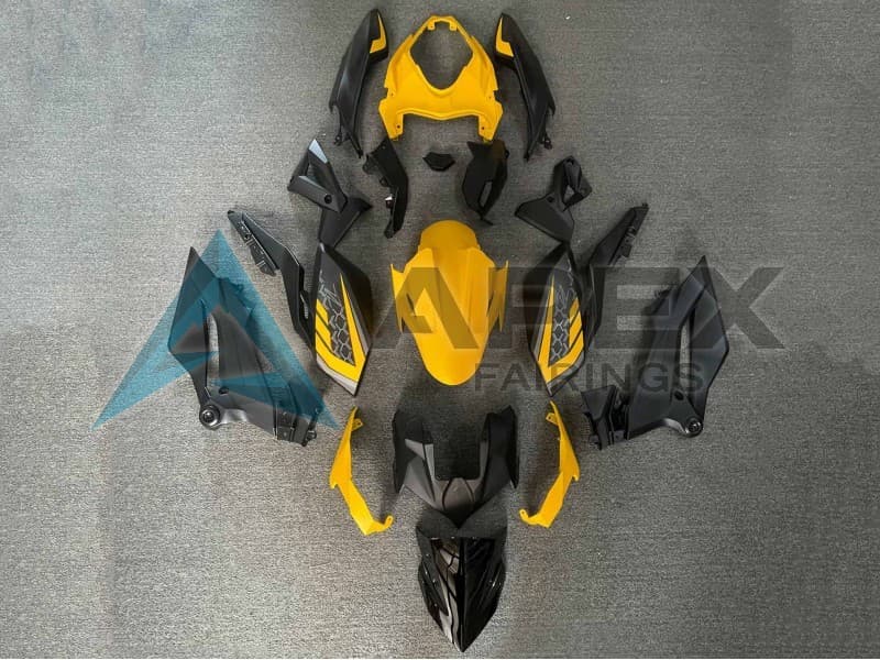 Yellow Black - Kawasaki Z400 (2018-2025) ABS Fairings | Apex Fairings