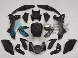 Matte Black - Kawasaki Z650 (2017-2019) ABS Fairings | Apex Fairings — view 1