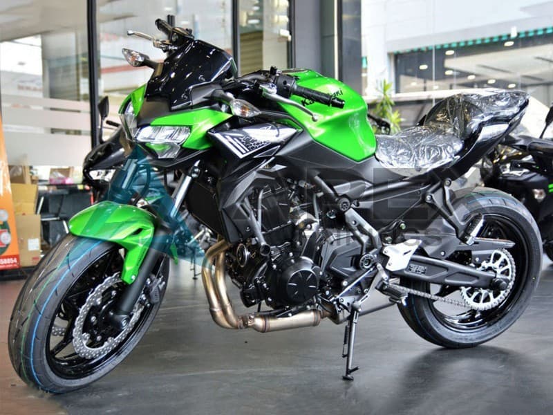 Green Black - Kawasaki Z650 (2020-2025) ABS Fairings | Apex Fairings