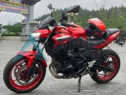Red Black - Kawasaki Z650 (2020-2025) ABS Fairings | Apex Fairings — view 1