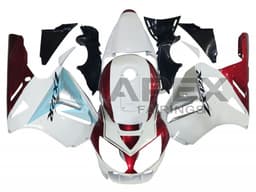 White Red Black - Kawasaki ZX-12R (2002-2006) ABS Fairings | Apex Fairings — view 1