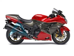 Red Matte Black Gold - Kawasaki ZX-14R (2012-2026) ABS Fairings | Apex Fairings — view 1