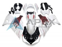 White Black Red Stripe - Kawasaki ZX-14R (2012-2026) ABS Fairings | Apex Fairings — view 1