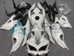 Pearl White - Kawasaki ZX-25R (2019-2026) ABS Fairings | Apex Fairings — view 1